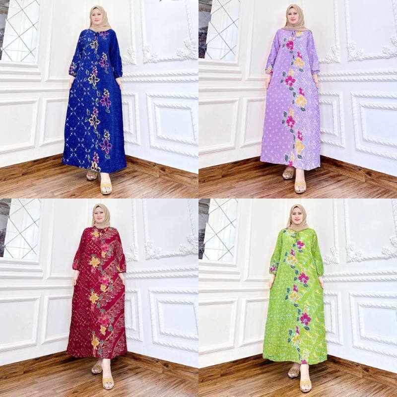 Gamis Batik cap Jumbo pekalongan | daster batik jumbo pekalongan | Longdress batik cap  JUMBO | Dast