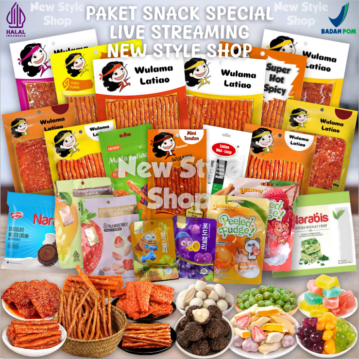 

Paket Snack Special Newstyle Shop / Paket Snack Viral & Halal