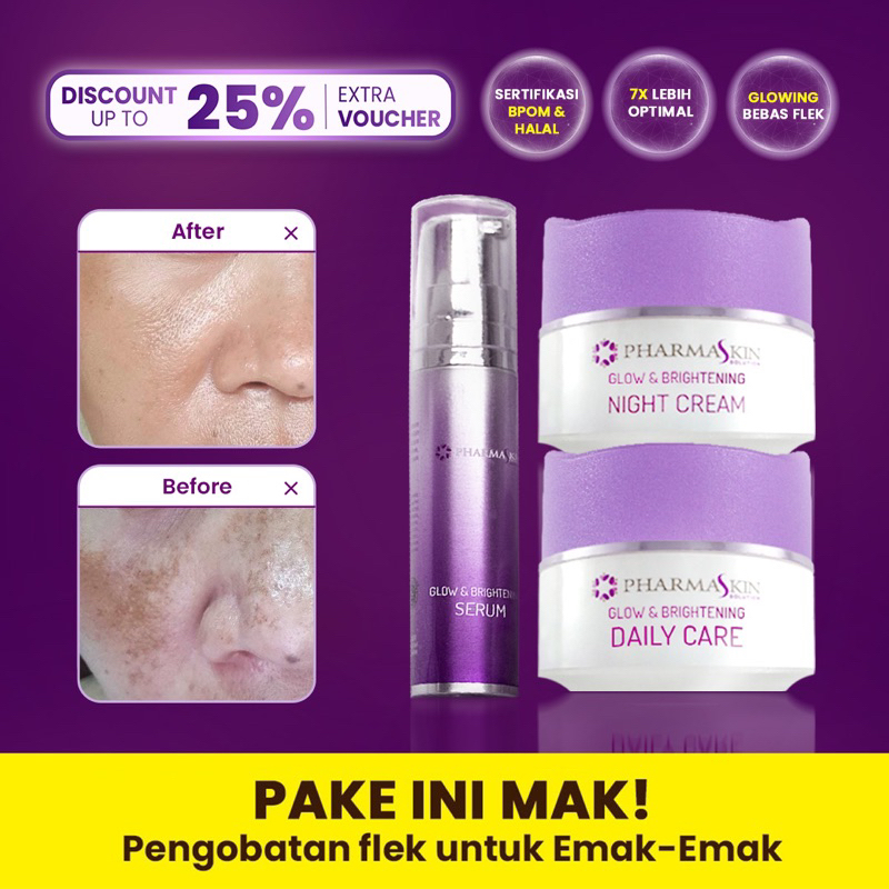Cream Flek By Pharmaskin Solution Intensive Flek Daily Pharmaskin Paket Flek Sep4