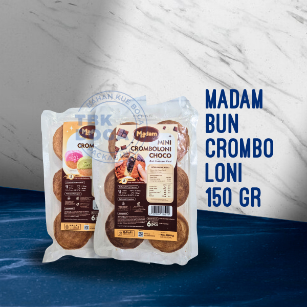 

Madam Bun Mini Cromboloni ( 150 gr / Butter, Coklat ) Croissant Roti