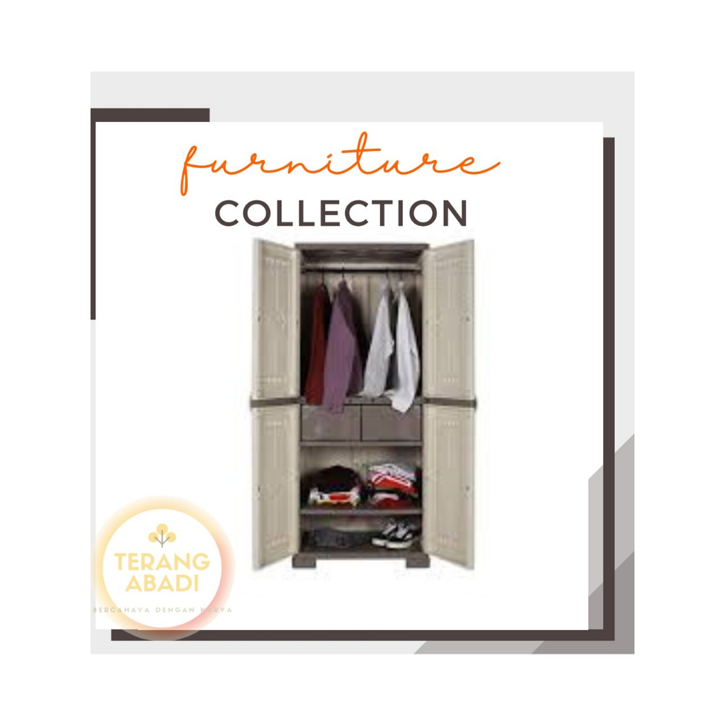 [NEW] Lemari Olymplast OMC EGC/ LEMARI OLYMPLAST KUNCI LACI/ LEMARI OLYMPLAST CERMIN