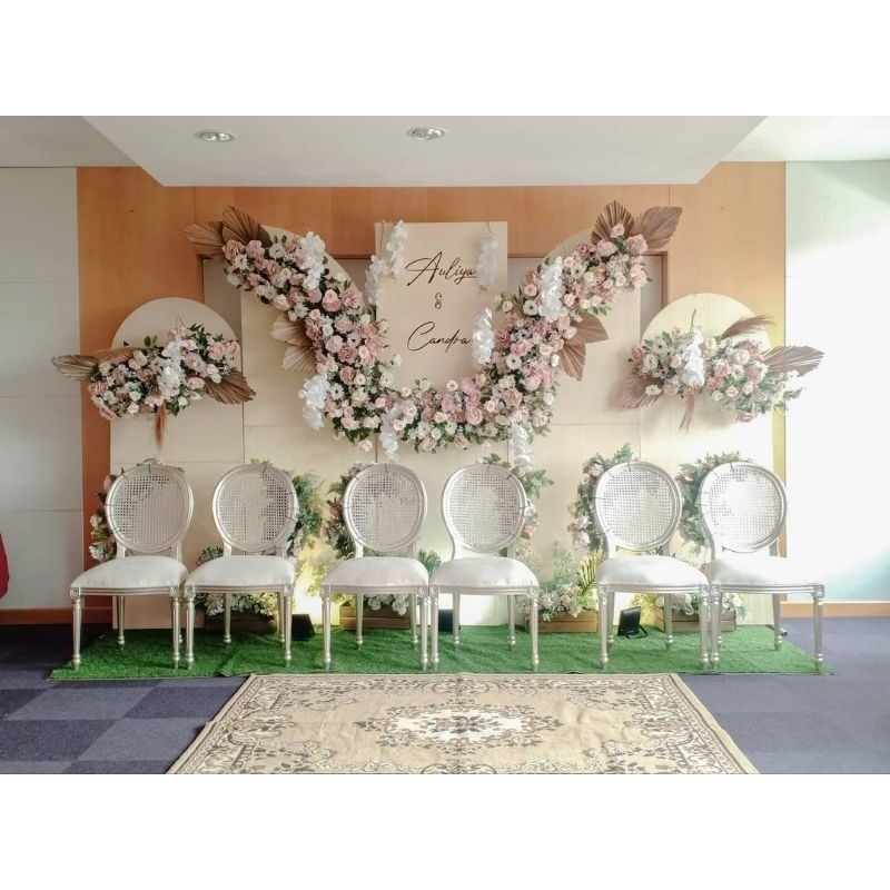 Disewakan backdrop akad nikah 4 meter