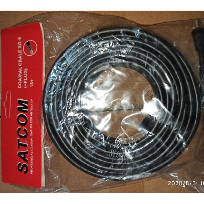 Price Kabel Antena 18meter merk Satcom  Visicom