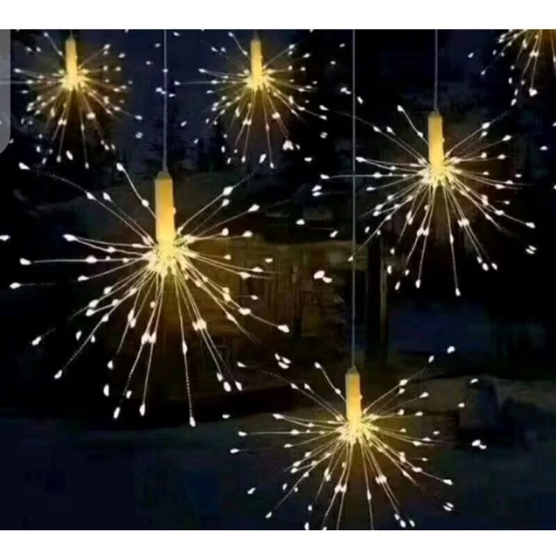 Lampu Gantung Kembang Api Outdoor 10 Tangkai