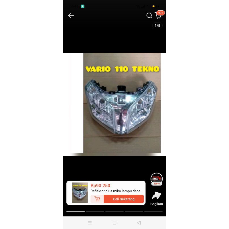 REFLEKTOR+MIKA VARIO 110 TECHNO