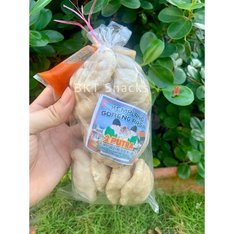 

Kemplang Goreng Pasir Bangka Cap 2 Putra Kerupuk Goreng Pasir Cocolan Cuka