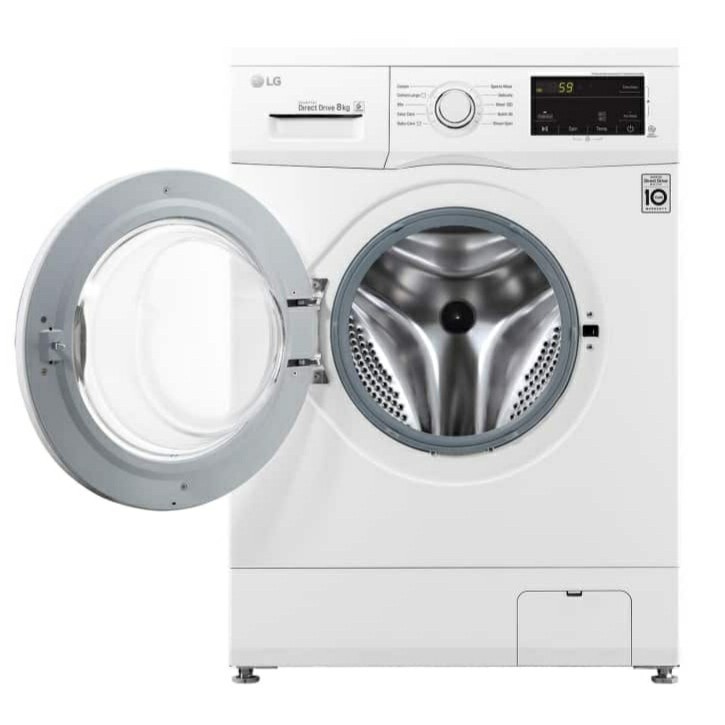 Mesin cuci LG Front Loading 8kg FM1208N3W | Mein cuci LG 8kg FM1208