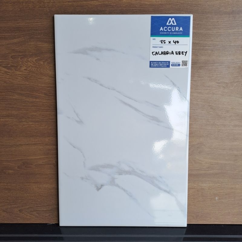 Keramik Dinding Carara Mulia Accura 25x40 CALABRIA GREY