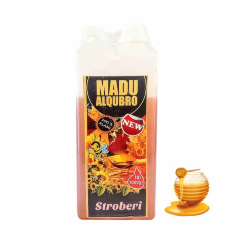 

madu ternak setroberi Al qubro kemasan 1kg