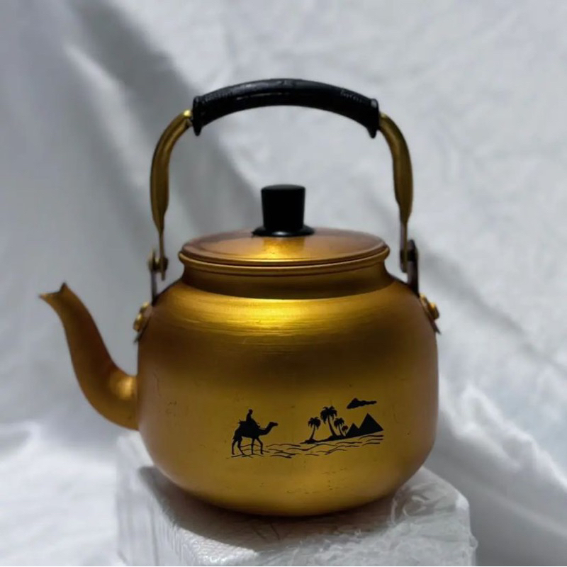 TEKO AIR ZAM ZAM(GELAS KECIL) WARNA GOLD DAN TEKO CERET AIR ZAM ZAM MOTIF GOLD| GELAS AIR ZAMZAM 1/2