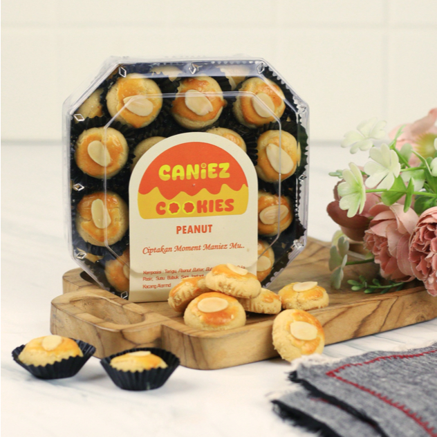 

Kue Kering Premium Peanut Cookies (Kue Kacang) Original Caniez Cookies Official