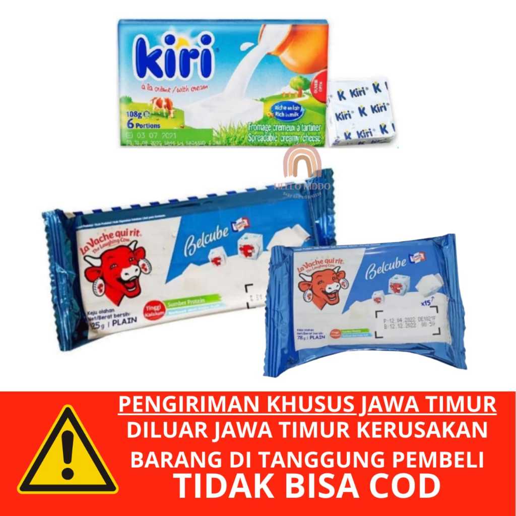 

6+ BELCUBE / KEJU KIRI CREAM CHEESE - KEJU MPASI / KEJU BAYI MPASI