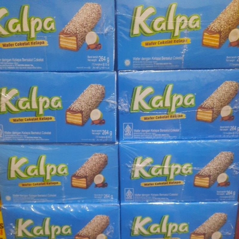 

KALPA WAFER COKLAT KELAPA 1 BOK ISI 12 BKS | BERAT 22 GR