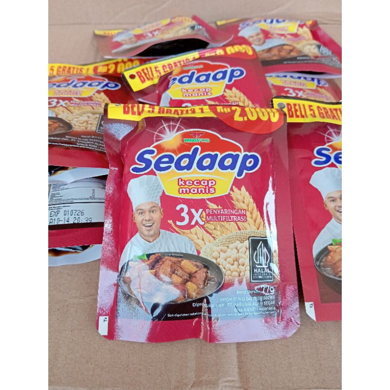 

kecap sedap 12pcs kemasan 2000