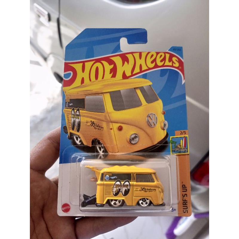 hotwheels VW KOOL KOMBI KUNING, VW T2 PICK UP KUNING