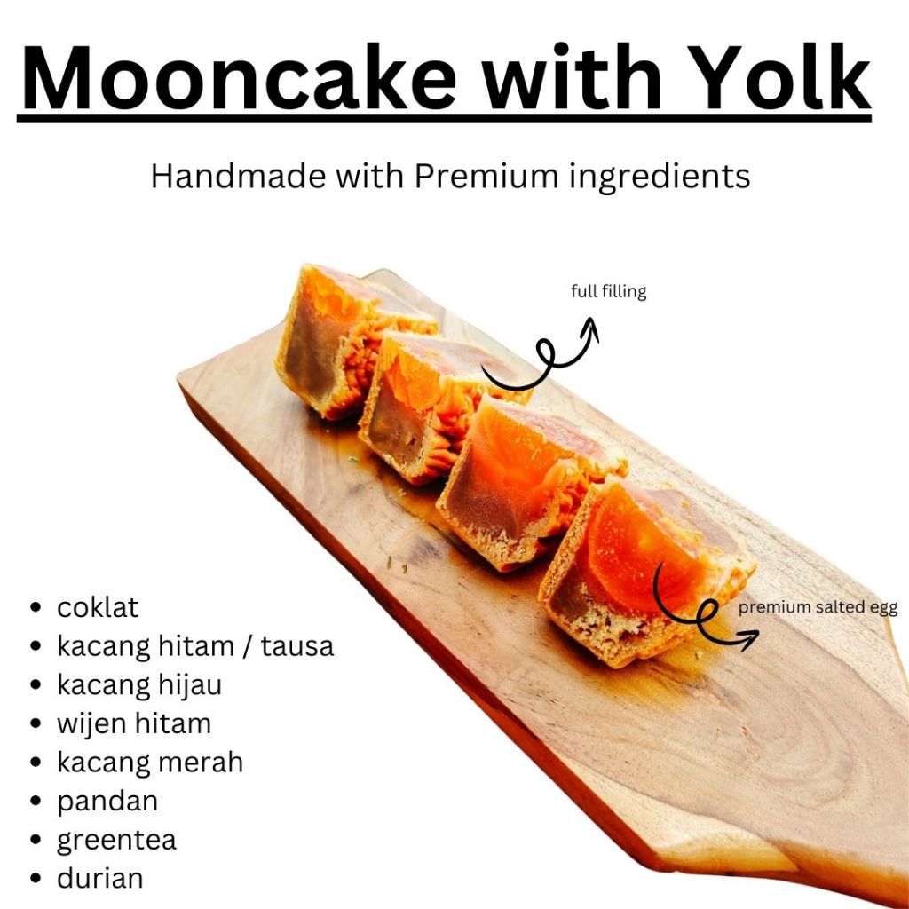 

KUE BULAN / MOONCAKE HALAL PREMIUM + YOLK