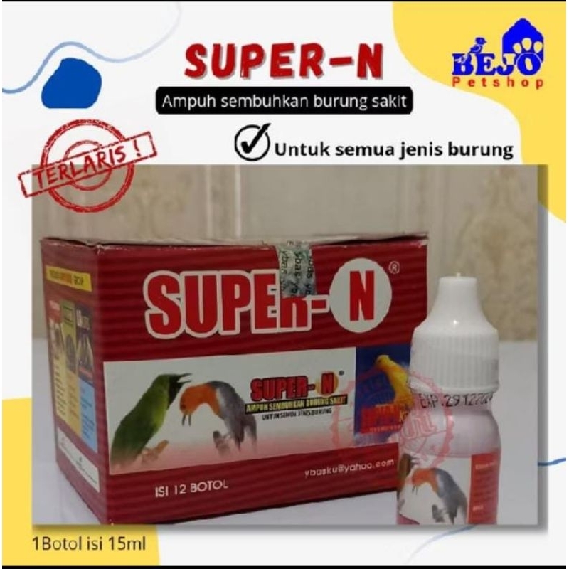 obat burung Super-N Klaten/ SUPER-N OBAT BURUNG SUPER KICAU ORIGINAL