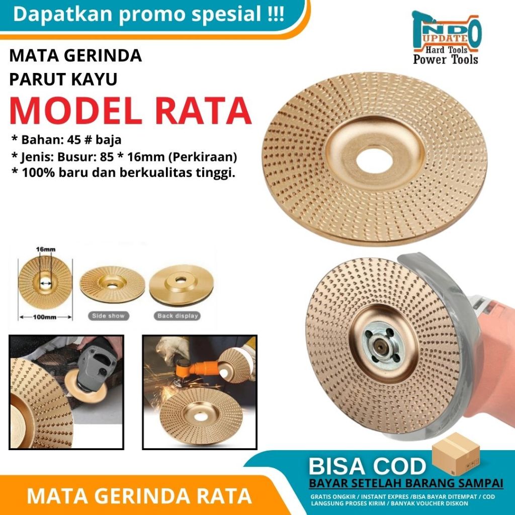 Mata Gerinda Serut Parut Amplas Kikir Tungseng Gurinda Kayu Kepala Gergaji Permukaan Rata Cakram