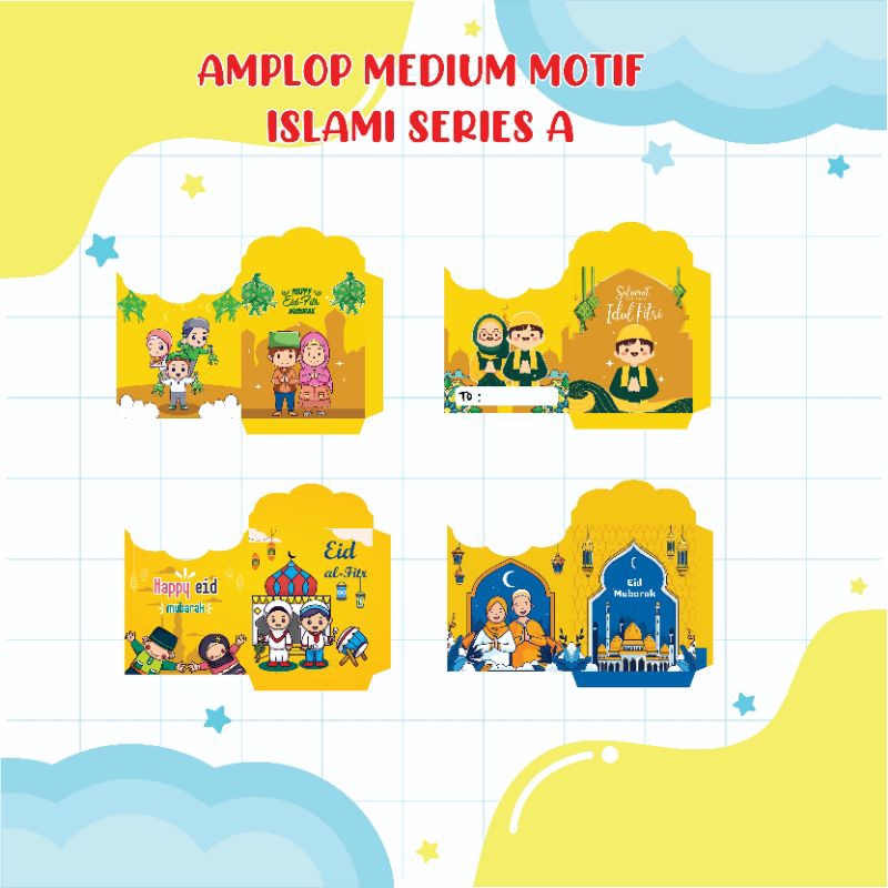 

Amplop Medium isi 10