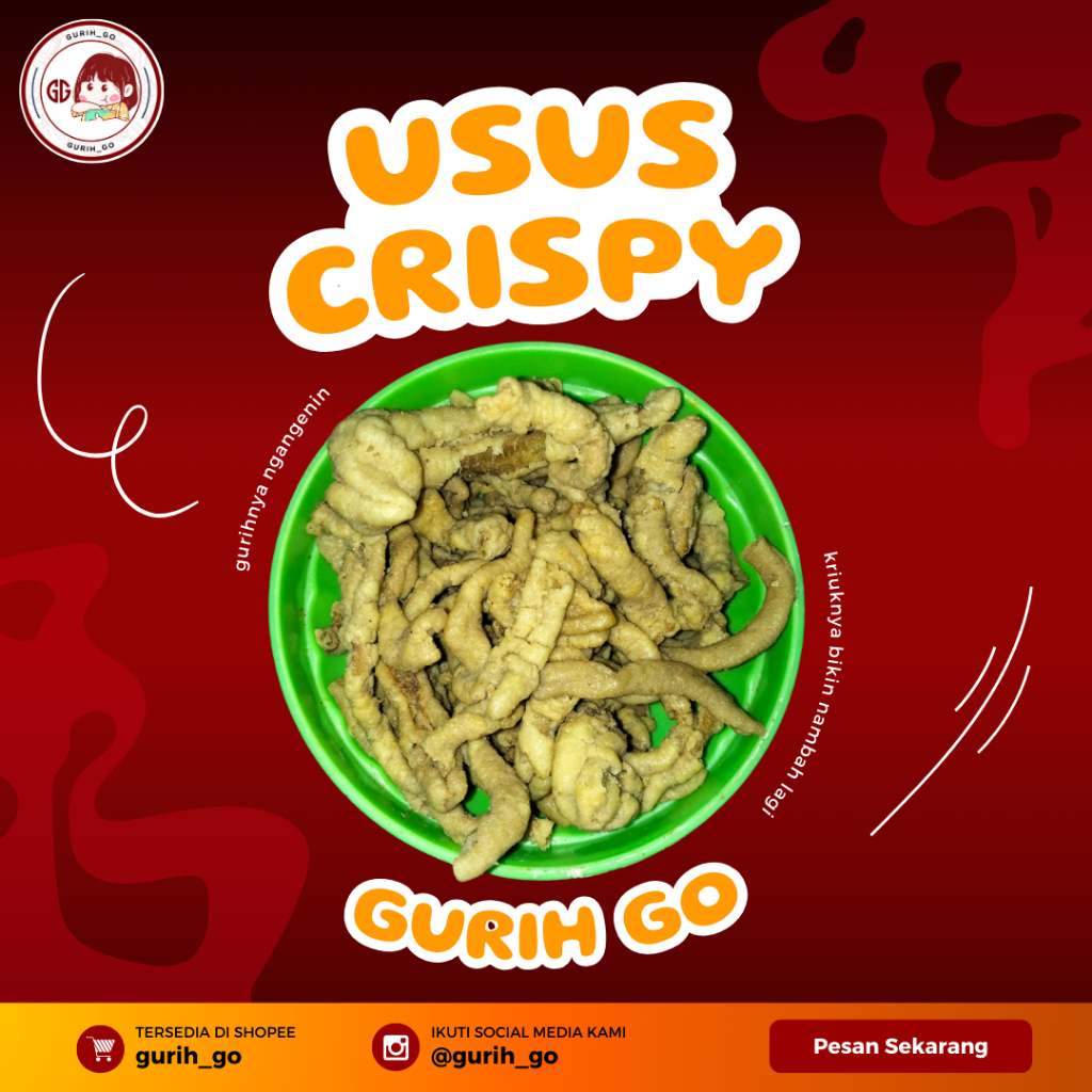 

GURIH GO Camilan Usus Crispy