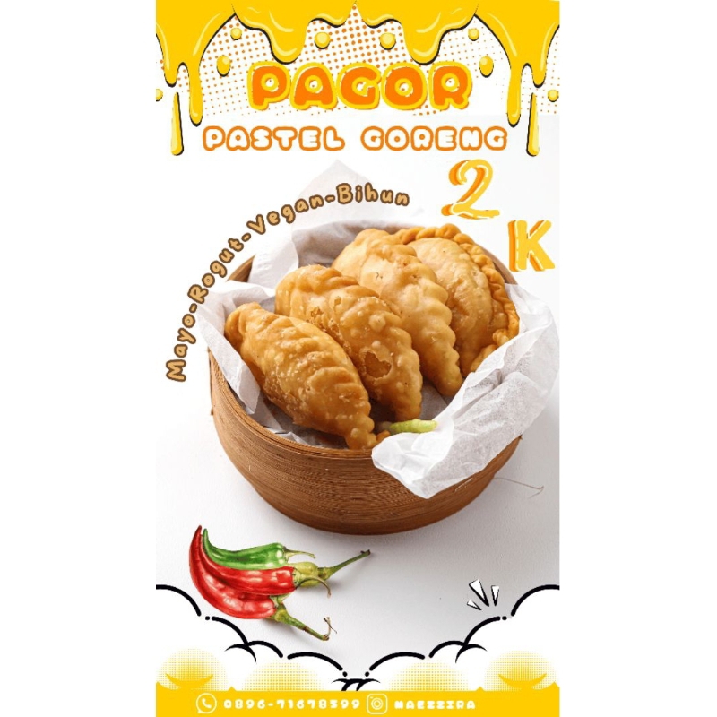 

PAGOR (PASTEL GORENG ANEKA RASA) | Paket 5pcs