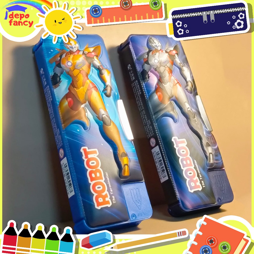 

Kotak Pensil Magnet TIMBUL 2 Sisi 35314-C + ISI / Pencil Case / Tepak Pensil / Boks Pensil / Box Pen