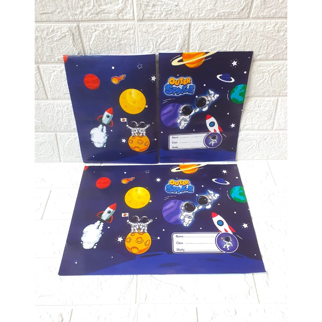 

(ISI 20 Lembar) Sampul Buku Fancy Karakter ASTRONOT Ukuran Kwarto / SIDU