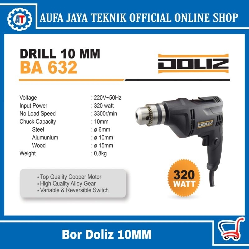 DOLIZ Bor 10mm/ bor doliz 10mm BA632