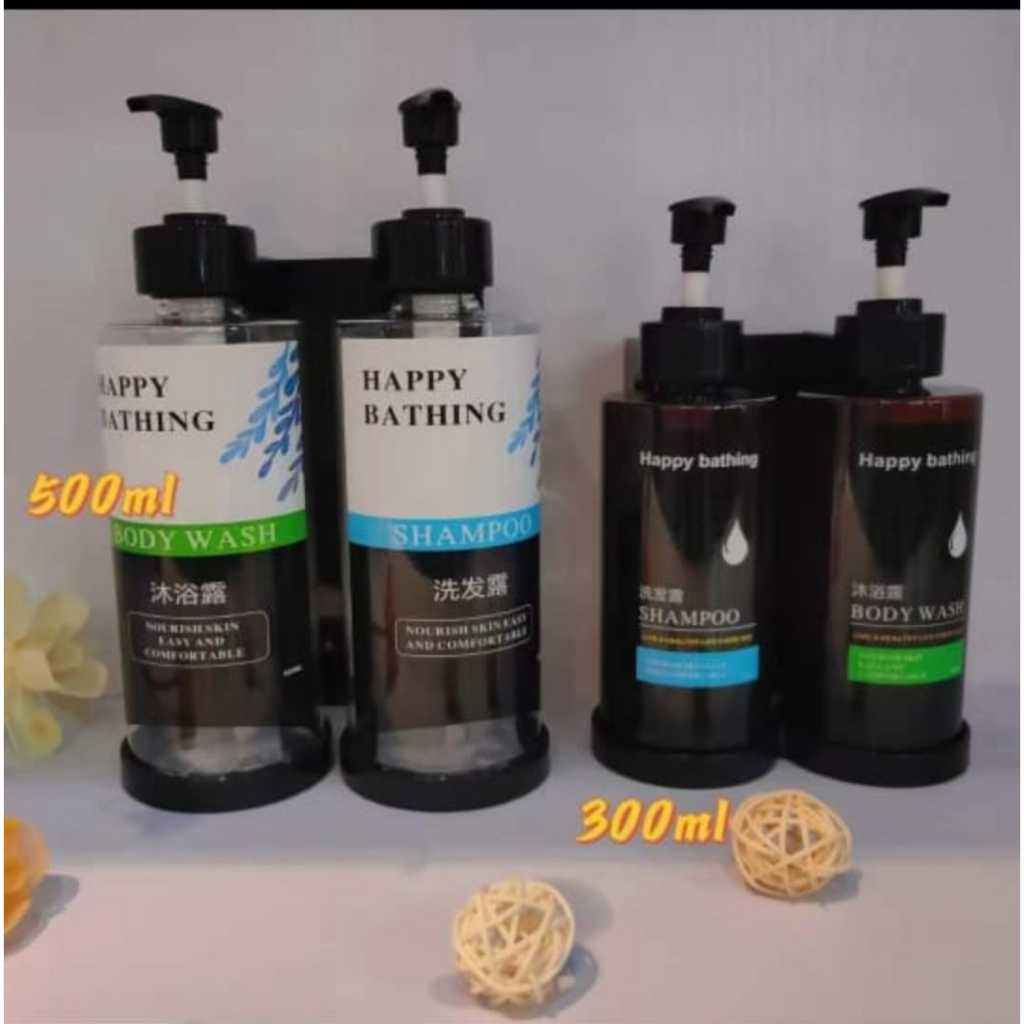 BOTOL PUMP TEMPAT BOTOL SABUN MANDI DAN SHAMPOO