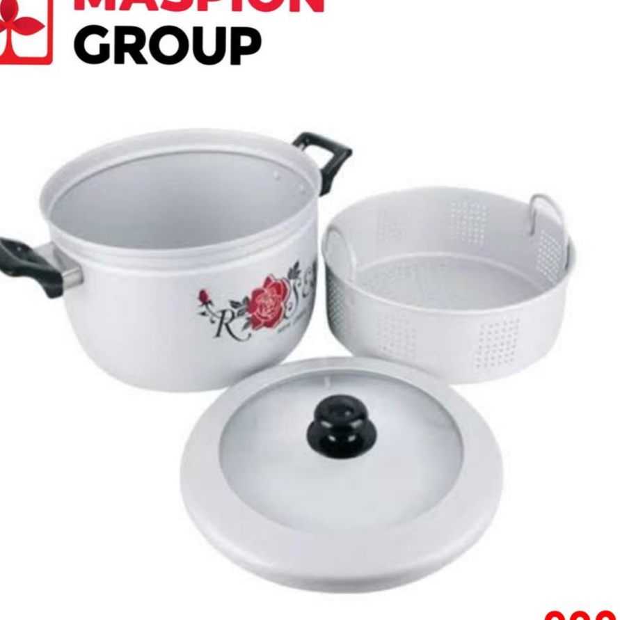 Beli Panci Kukus Maspion Pancaguna 22cm Panci Steamer 22cm Panci Tutup Kaca Panca Guna Panci Alumuni