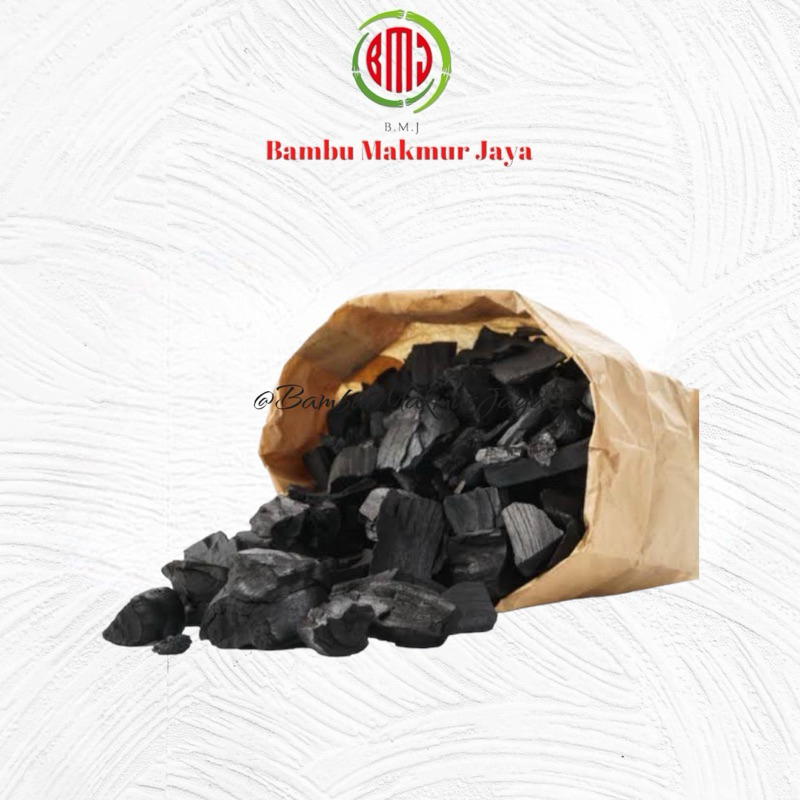 Arang Kayu-Arang Bakau-Wood Charcoal (1kg)
