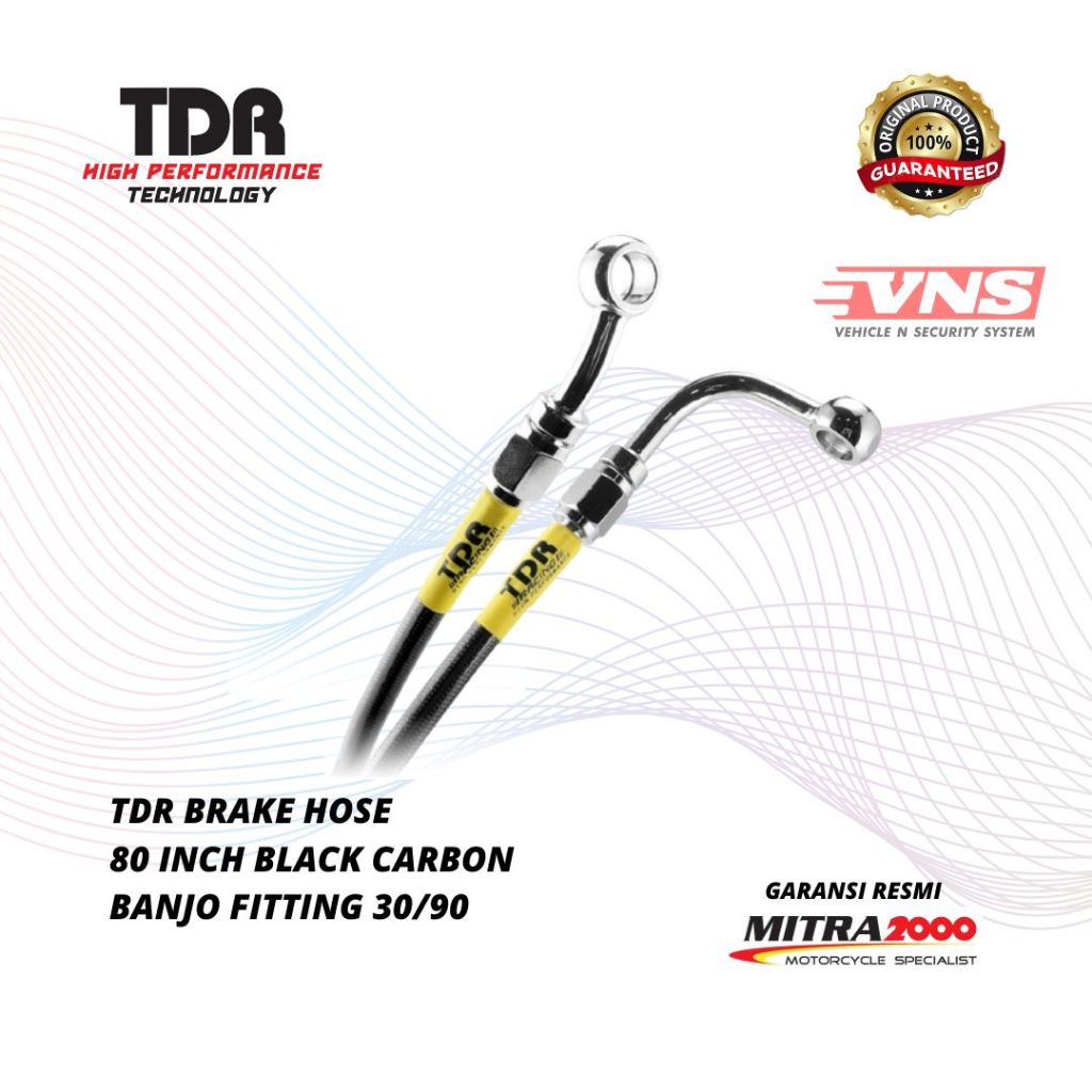 TDR BRAKE HOSE 80 INCH | SELANG REM TDR