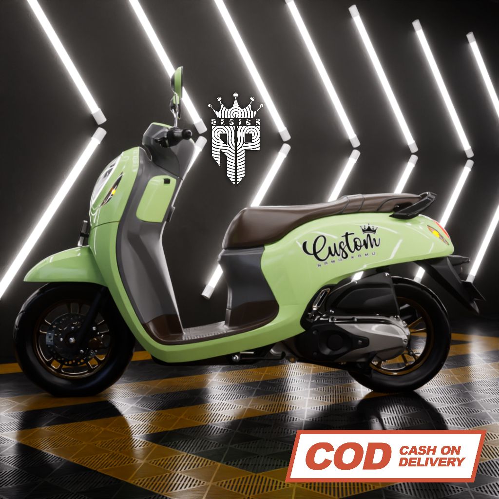 decal  scoopy sticker scoopy full body desain bebas suka suka karbu FI donat full dasbor bisa chat B