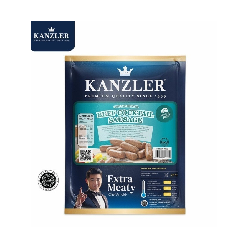 

KANZLER BEEF COCKTAIL SAUSAGE 250GR