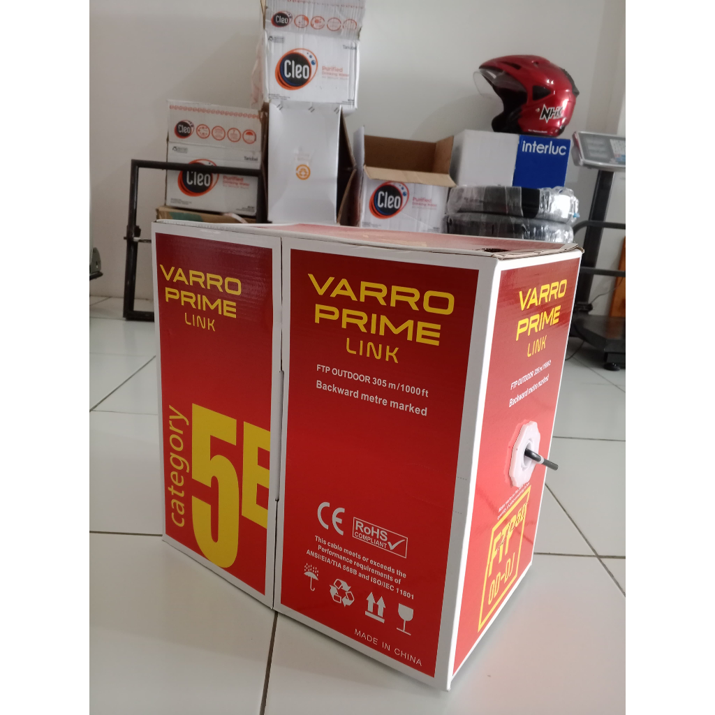 KABEL LAN  VARRO CAT  5E DOUBEL JACKET FTP OUTDOOR