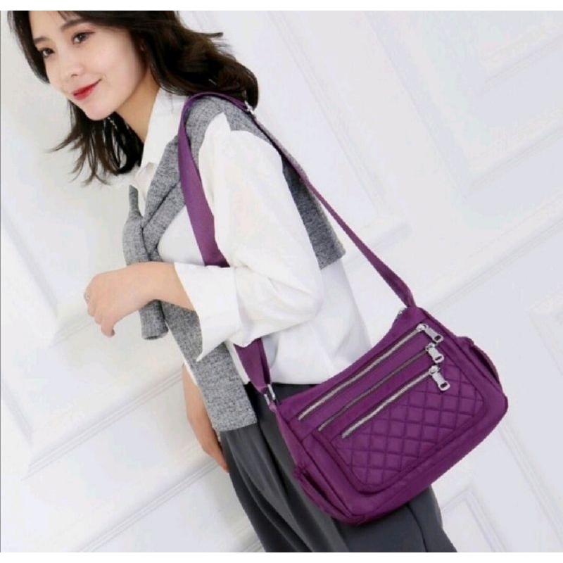 12.12 PEKANBARU INDAHJAYASHOP TAS SELEMPANG WANITA TAS IMPORT TAS WANITA HANDBAG WANITA