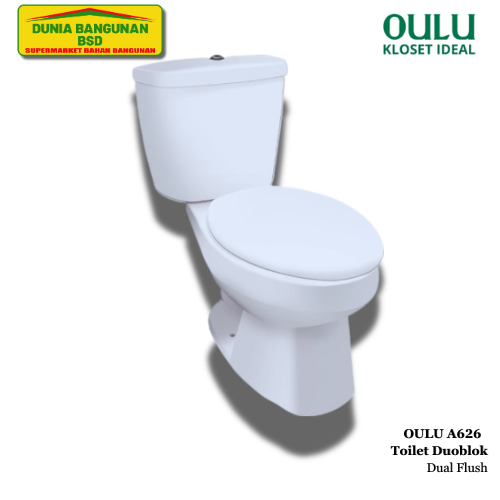 OULU Toilet Duoblok Kloset Duduk A626 CLOSET TWO PIECE