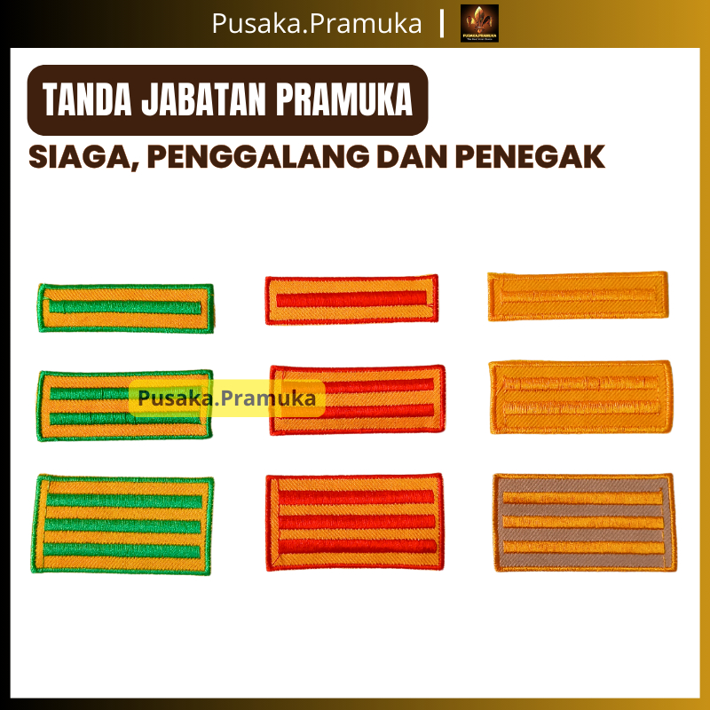 Bet Tanda Jabatan Pramuka Untuk SD SMP SMA