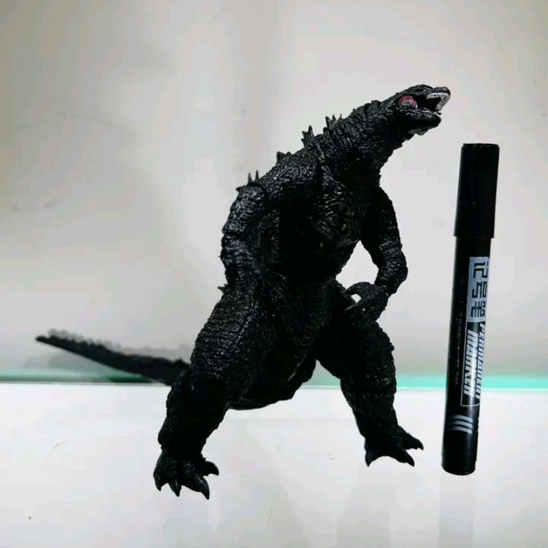 mainan action figure godzilla king of the moster tinggi sekitar 6 inch Artikulasi detail JBripJN #ne