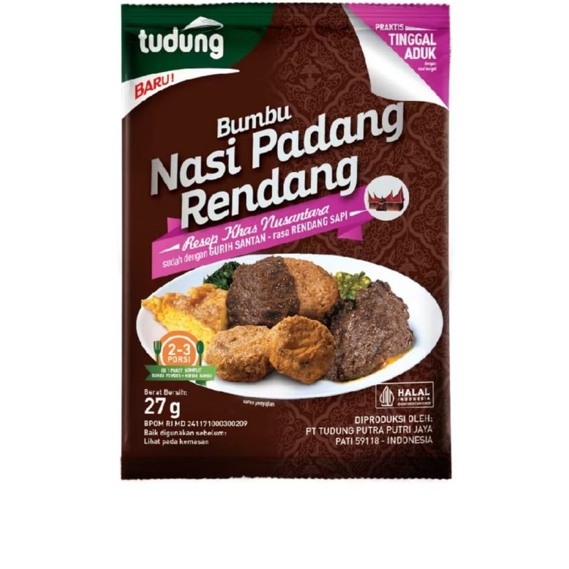 

Bumbu Nasi Padang Rendang Instant 27g