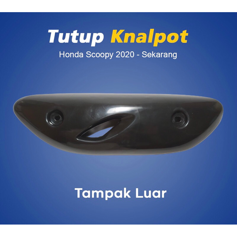 Pelindung Tameng Tutup Knalpot Scoopy New 2020-2023