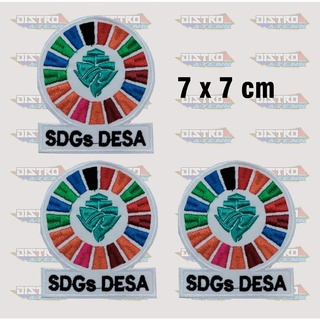 Logo Bordir SDGs Desa / Bordir / Embroidery / Logo / Emblem
