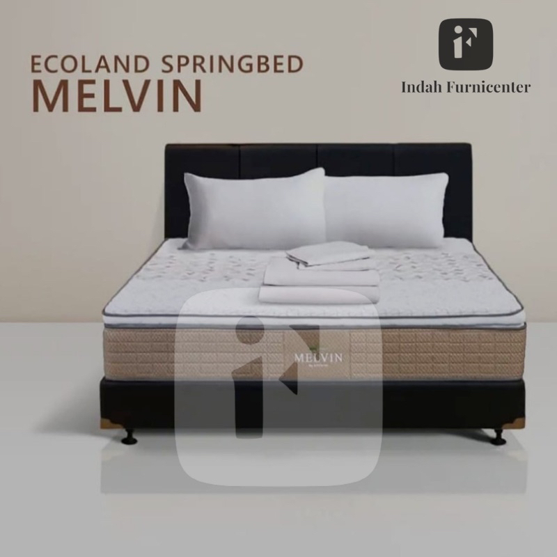 Kasur spring bed spinno ecoland melvin 100 120 160 180 matras bedset springbed tempat tidur pillow t