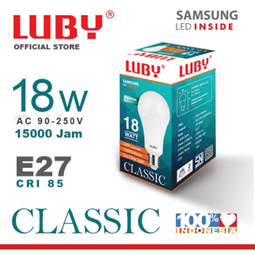 Classic Luby 18 watt Low Voltase LED Bulb