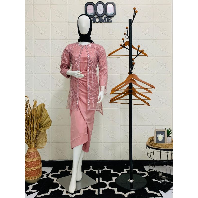 KEBAYA NADINE WISUDA/KEBAYA OUTER SET INNER/KEBAYA KONDANGAN/KEBAYA WANITA/OUTER MODERN NEW 2025