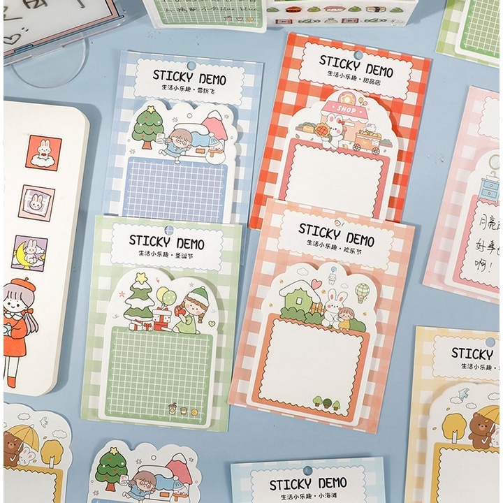

KODE PRODUK QBKGR915 Kochen Sticky Notes Notepad Kertas Memo Penanda Buku Termurah Terlaris By Mykochen ina