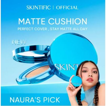 SKINTIFIC CUSHION - SKINTIFIC PERFECT STAY VELVET MATTE CUSHION - CUSHION SKINTIFIC