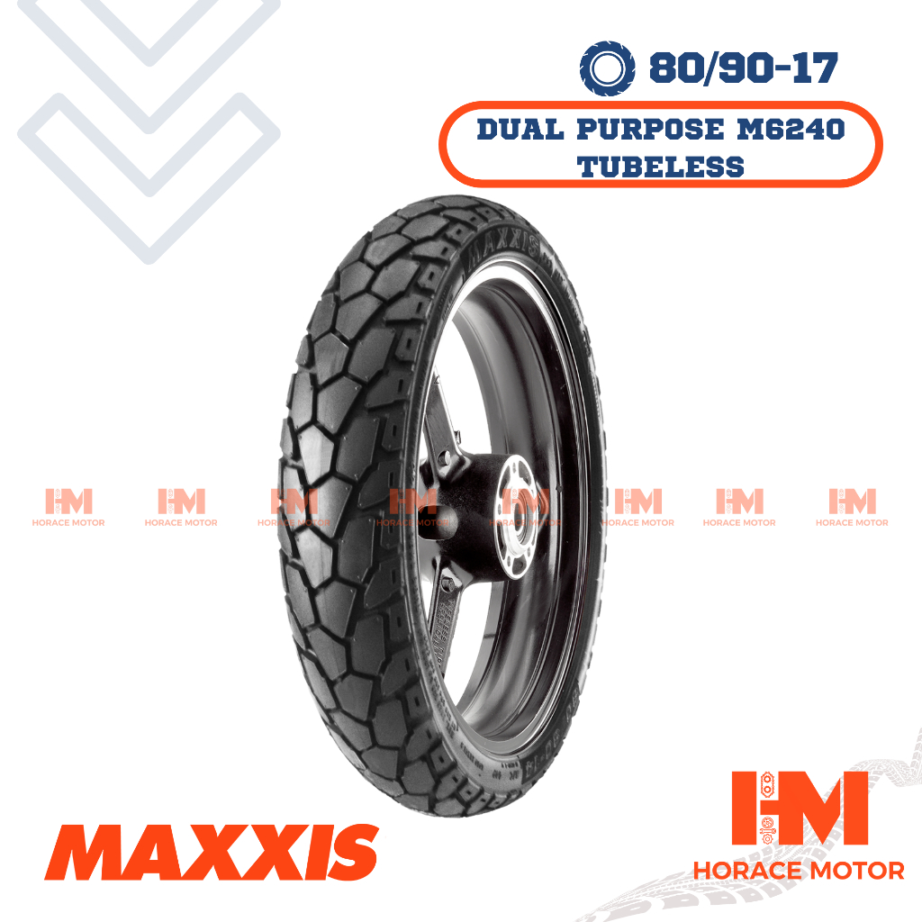 [HRC] Maxxis M6240 Ban Motor 80/90 Ring 17 80/90-17 Tubeless Tubles