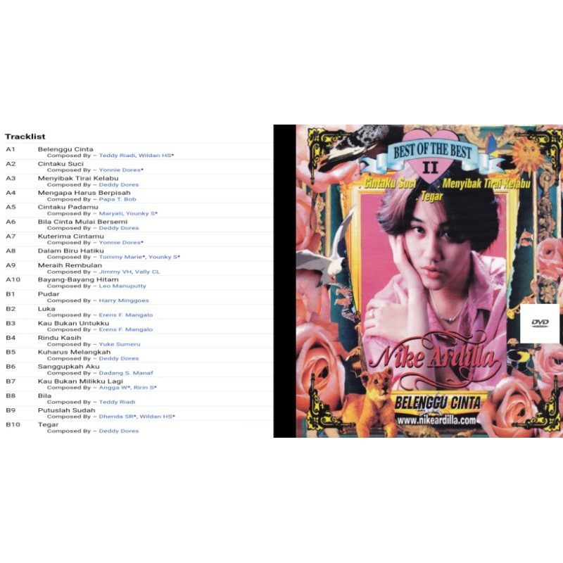 nike ardilla dvd hd best of the best II album 2000