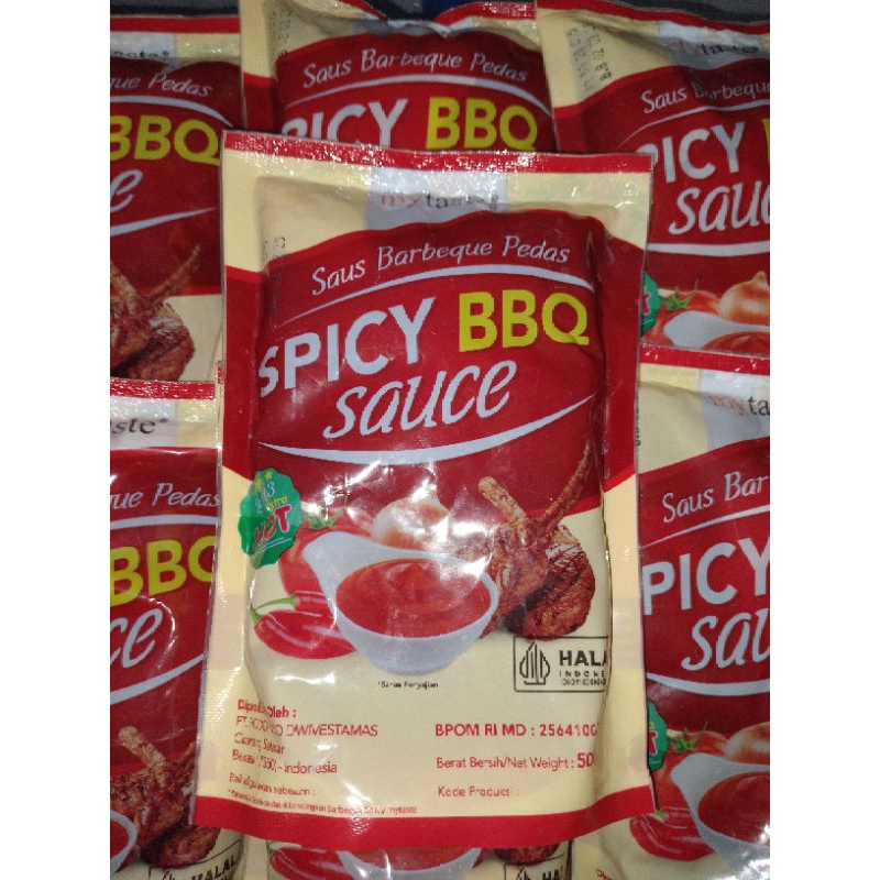 

Mytaste Sauce BBQ/Spicy BBQ lvl 3/Blackpepper/Teriyaki/Mushroom 500gr